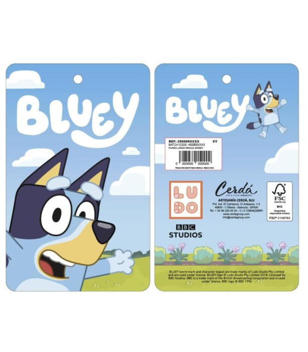 WINTER CHILDREN'S PAJAMA 3-6 YEARS. BLUEY BOY Cerda