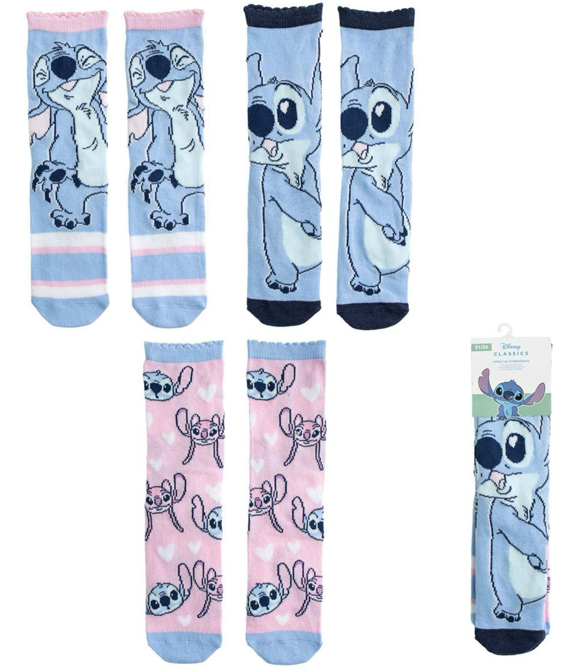 CHILDREN'S SOCKS 3 PAIRS IN A BAG 27-38 STITCH Cerda