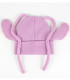 CHILDREN'S WINTER HAT STITCH WITH EARS PINK Cerda